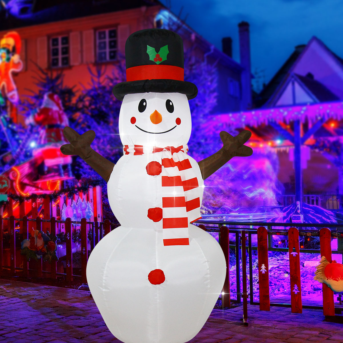 Christmas Lights Outdoor - Dekorasi Natal Tiup untuk Luar Ruangan
