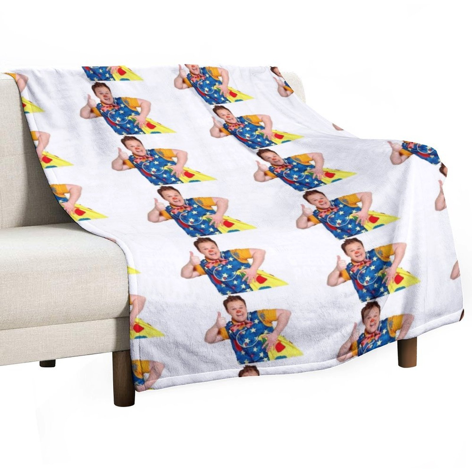 Christmas Throw Blanket - Selimut Mr Tumble Throw Blanket Cozy