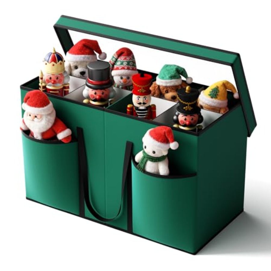 Nutcracker Figurine - Kotak Penyimpanan Figur Natal dan Wadah