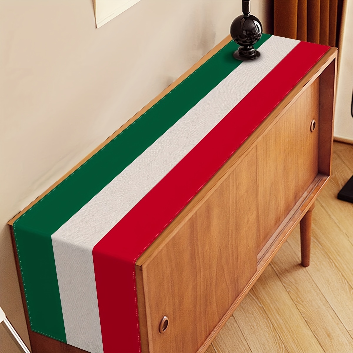 Christmas Table Runner - Taplak meja inspirasi Italia mewah, penutup