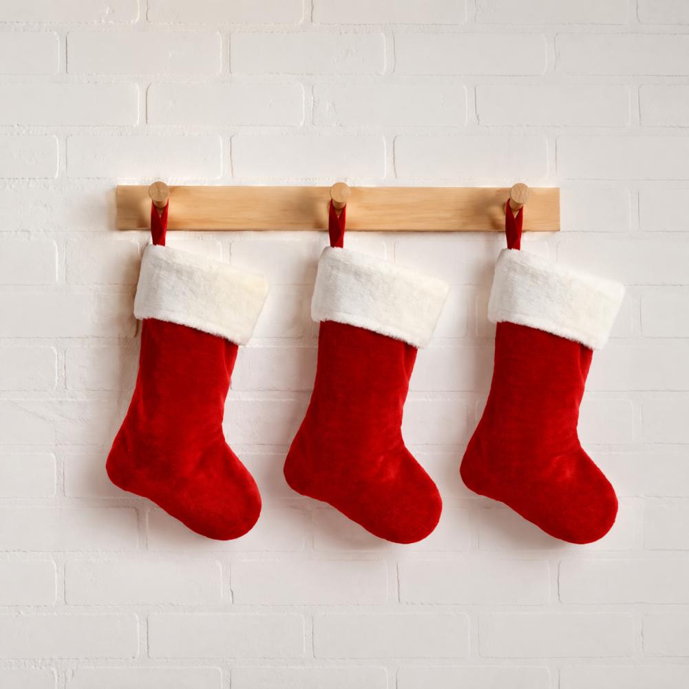Christmas Stocking Hanging - Dekorasi Pesta Liburan Pohon Natal, Stoking