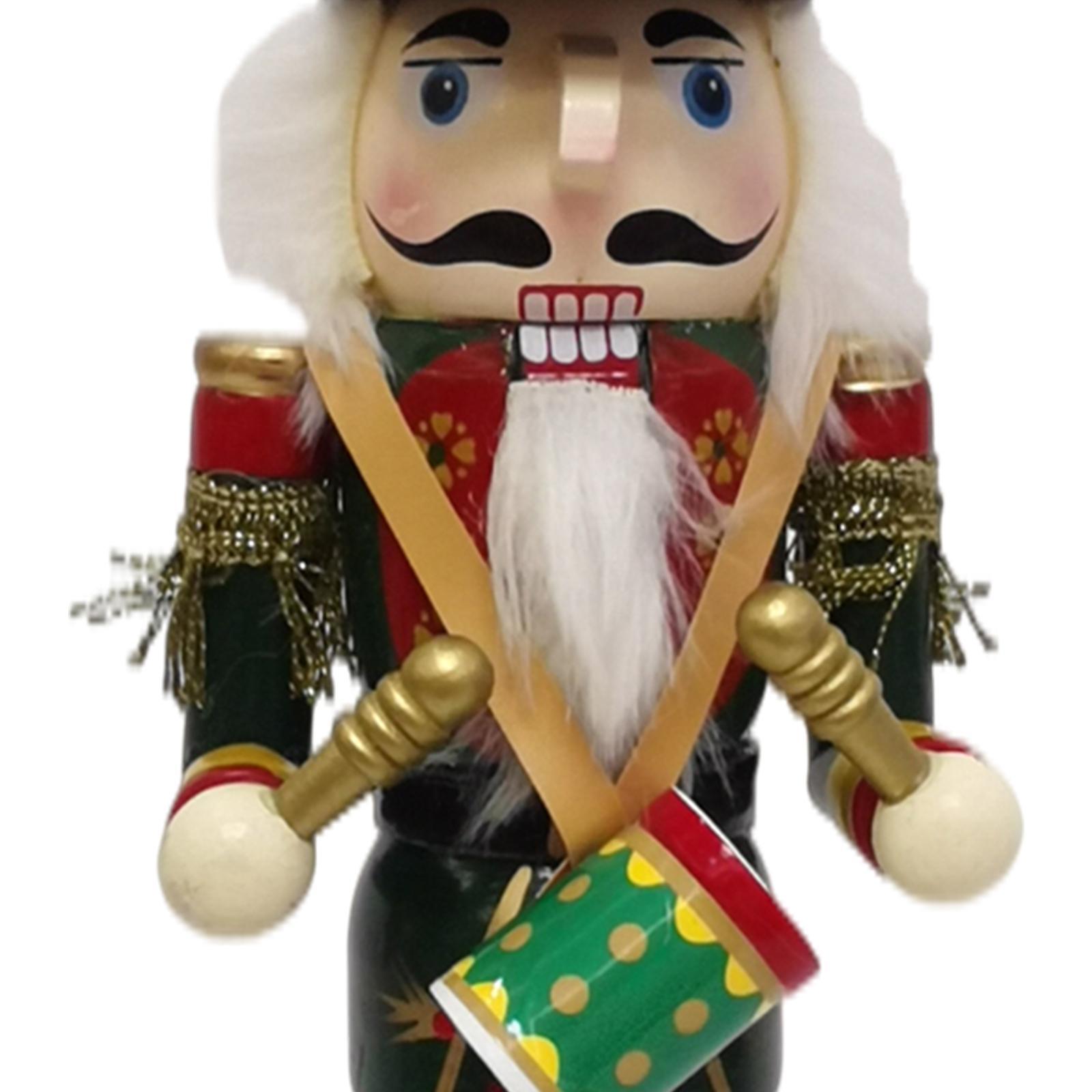 Nutcracker Figurine - Ornamen Prajurit Nutcracker Kayu 12 inci,