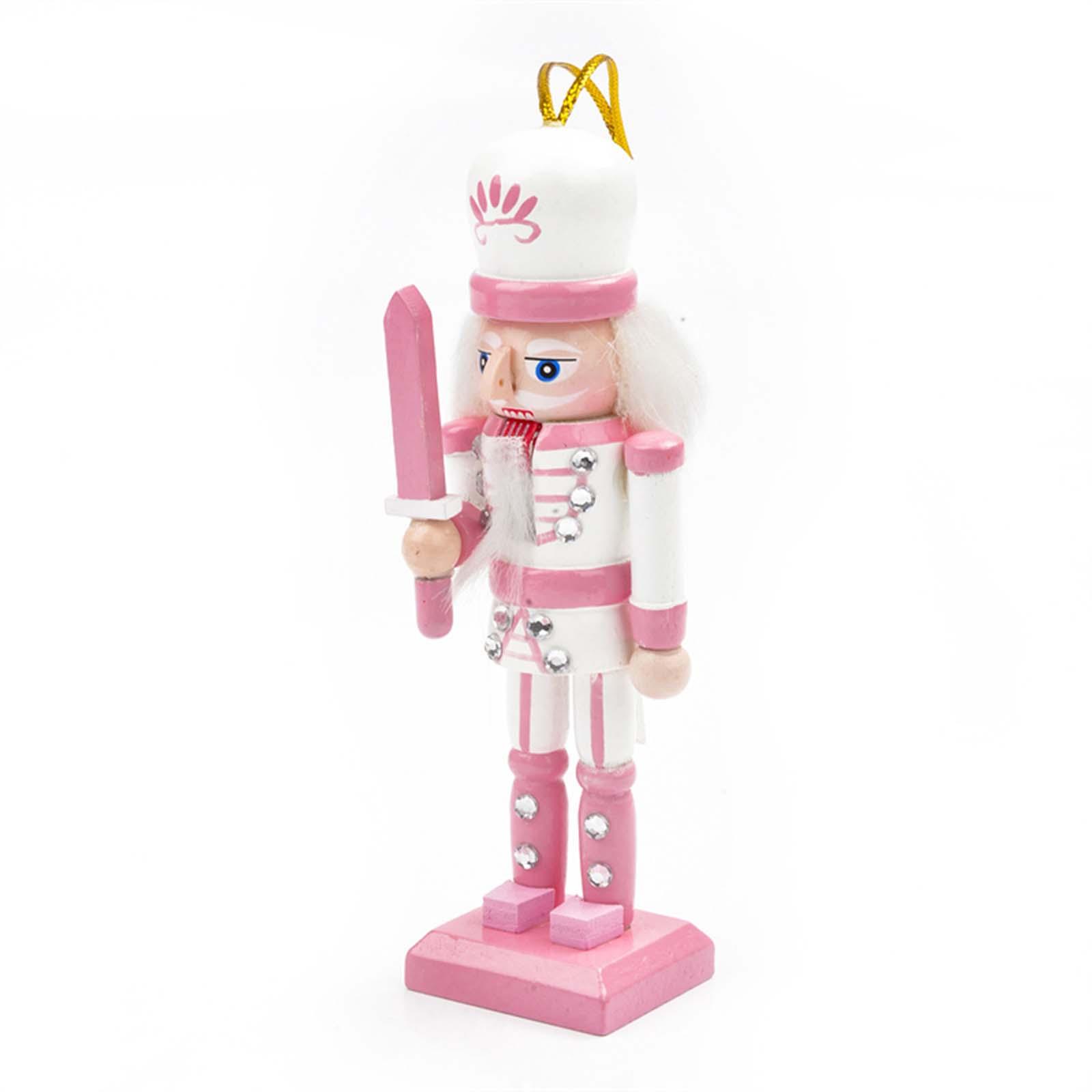 Nutcracker Figurine - 4x Patung Prajurit Pemecah Kacang Kayu,