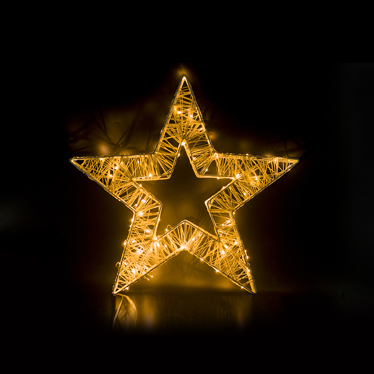 Christmas Lights Outdoor - Lampu Gantung Natal LED Bentuk Bintang