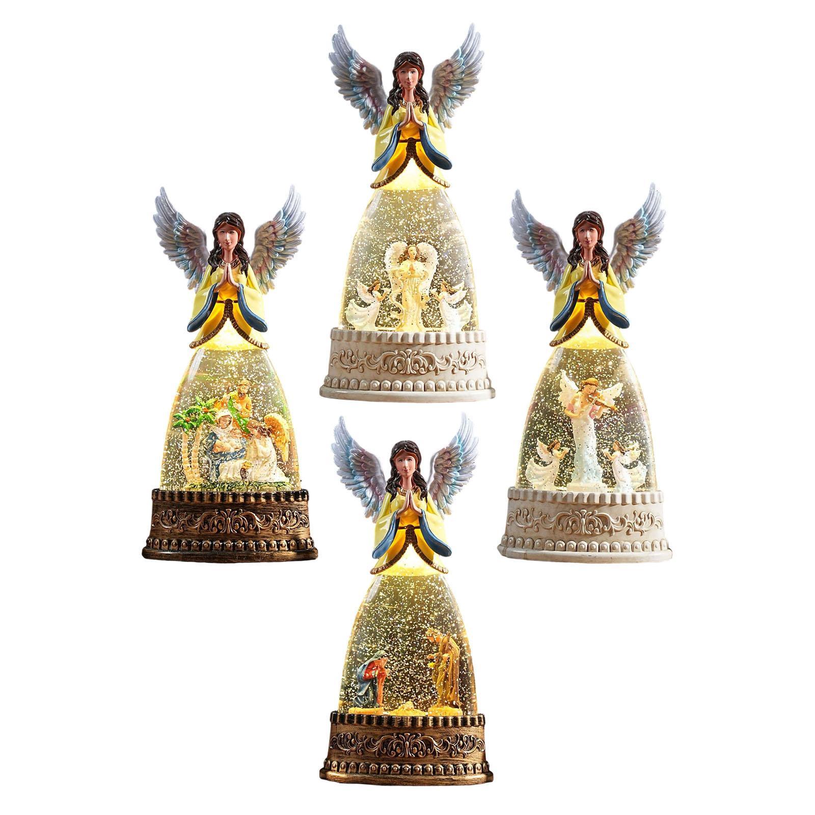 Snow Globe Musical - Kotak Musik Bola Salju Figur Malaikat