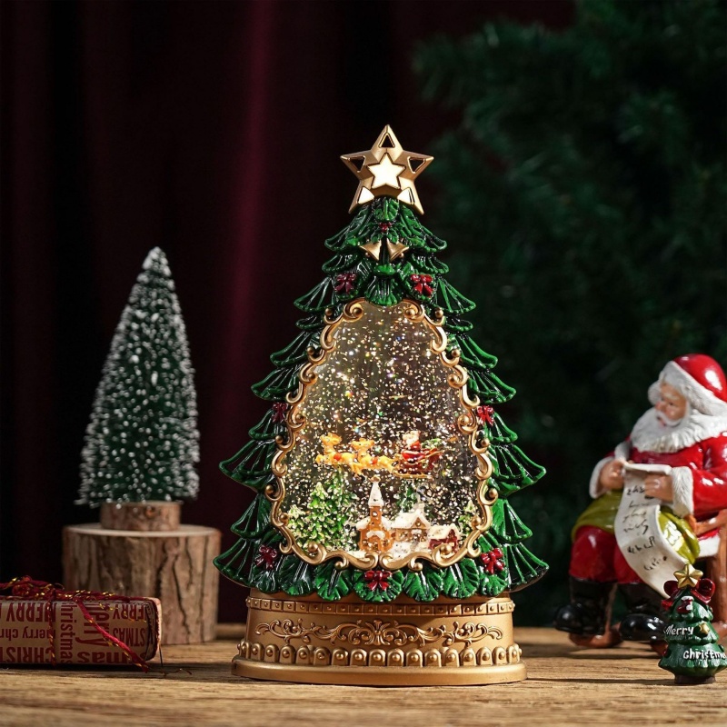 Snow Globe Musical - Kotak Musik Bola Salju Natal dengan