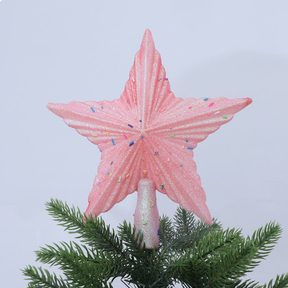 Star Tree Topper - Ornamen Bintang Puncak Pohon Natal Dekorasi