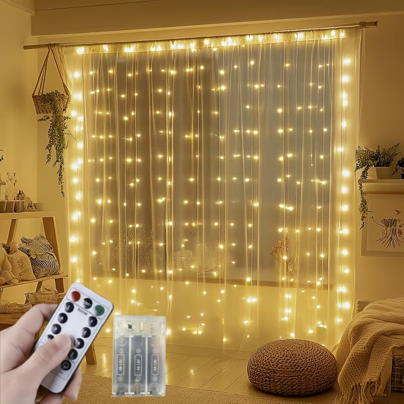 Led Fairy String Lights - Lampu Hias Natal 3M-6M dengan Remote