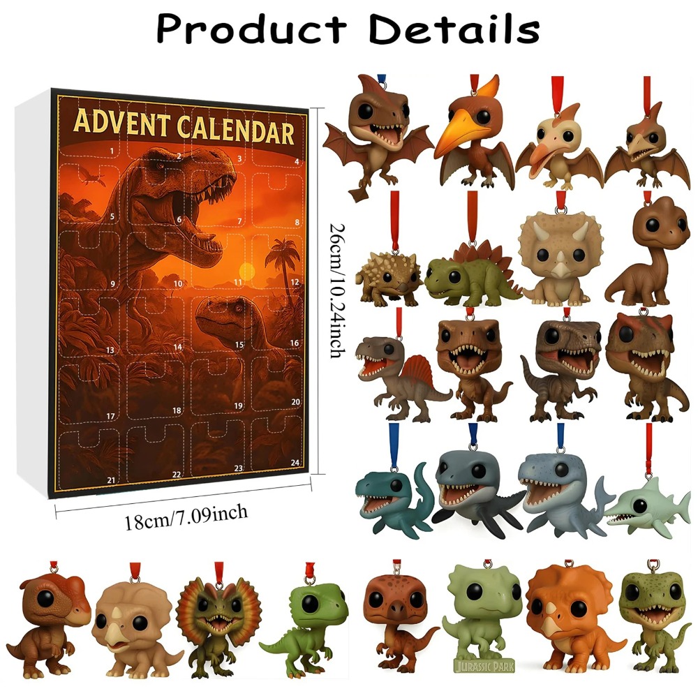 Advent Calendar Gift - Kalender Hitung Mundur Natal Taman Dinosaurus