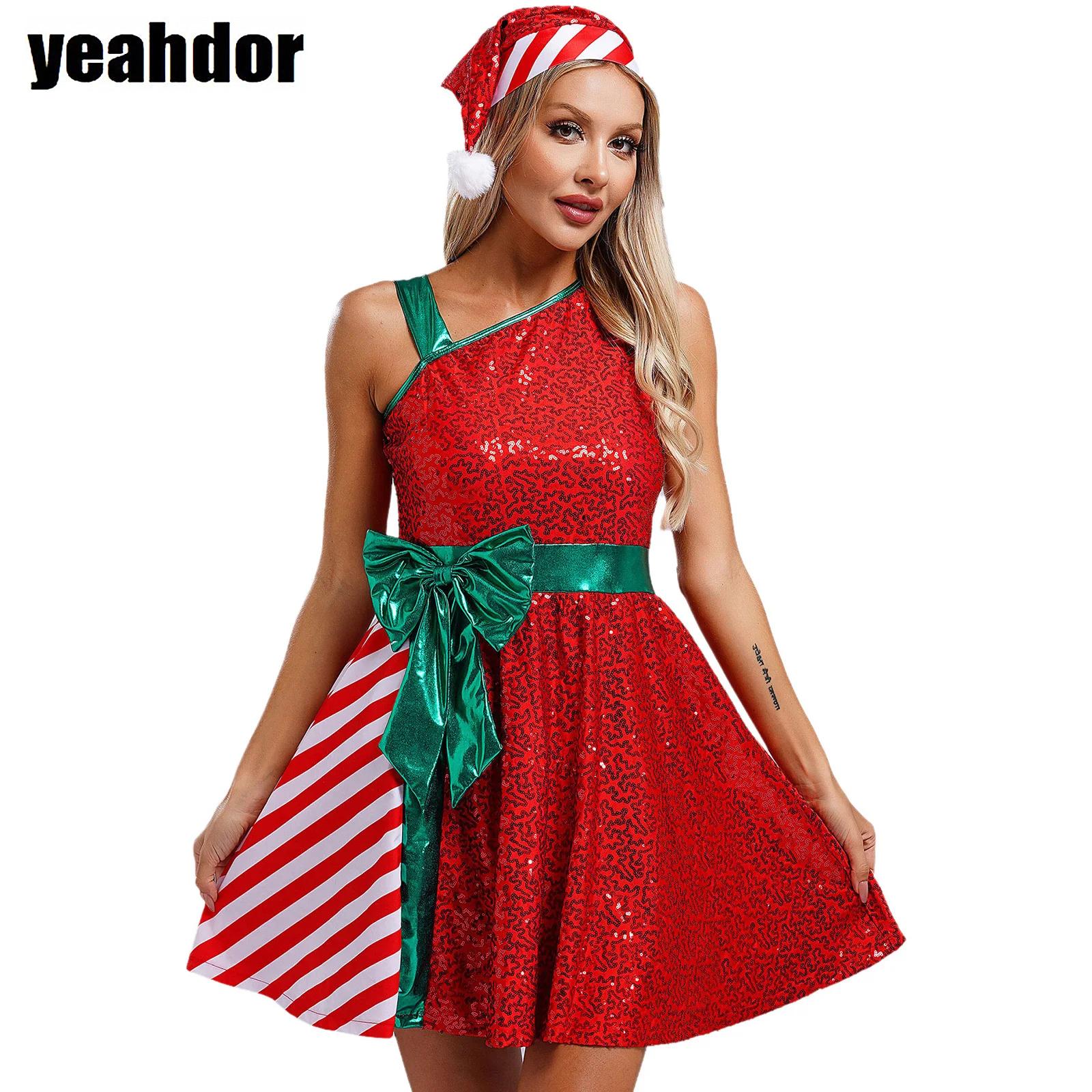 Elf Costume Christmas - Gaun Santa Claus Natal Kostum Elf