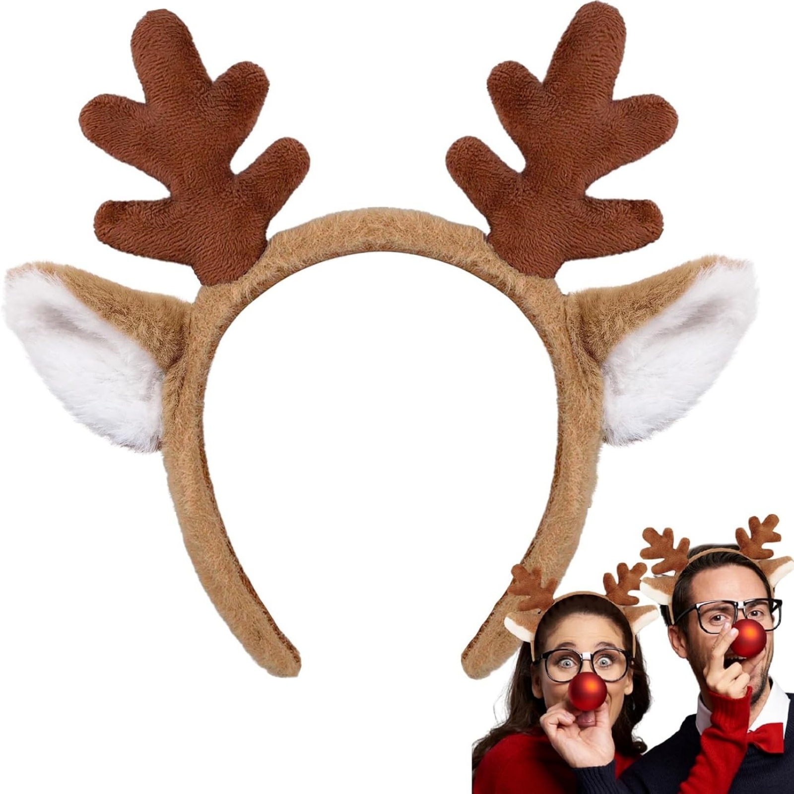 Reindeer Antlers Headband - 1 Buah Ikat Kepala Tanduk Rusa
