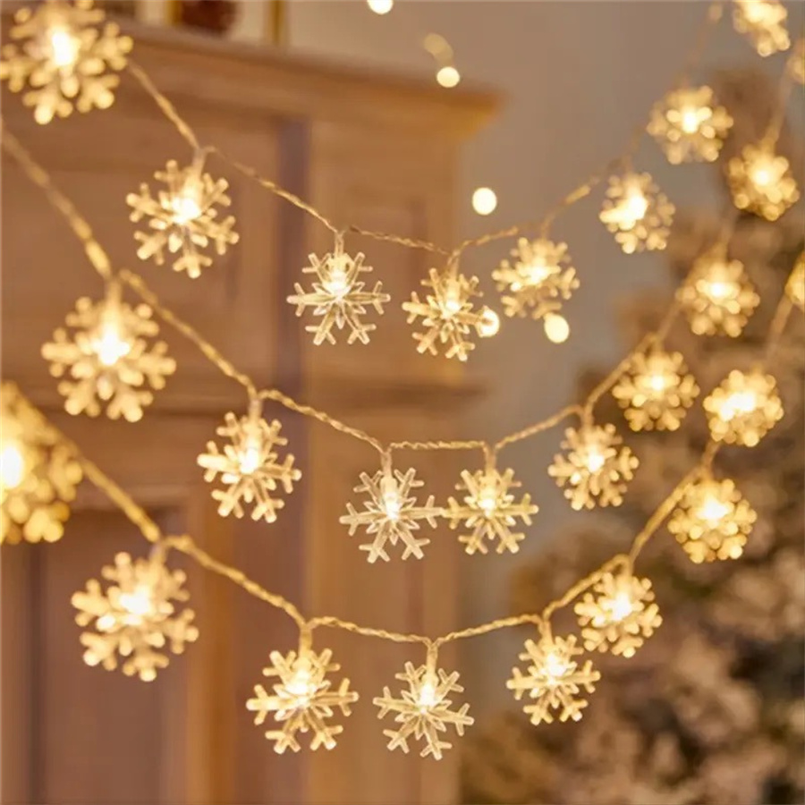 Led Fairy String Lights - 10/20/40 LED Lampu Hias Bentuk Kepingan