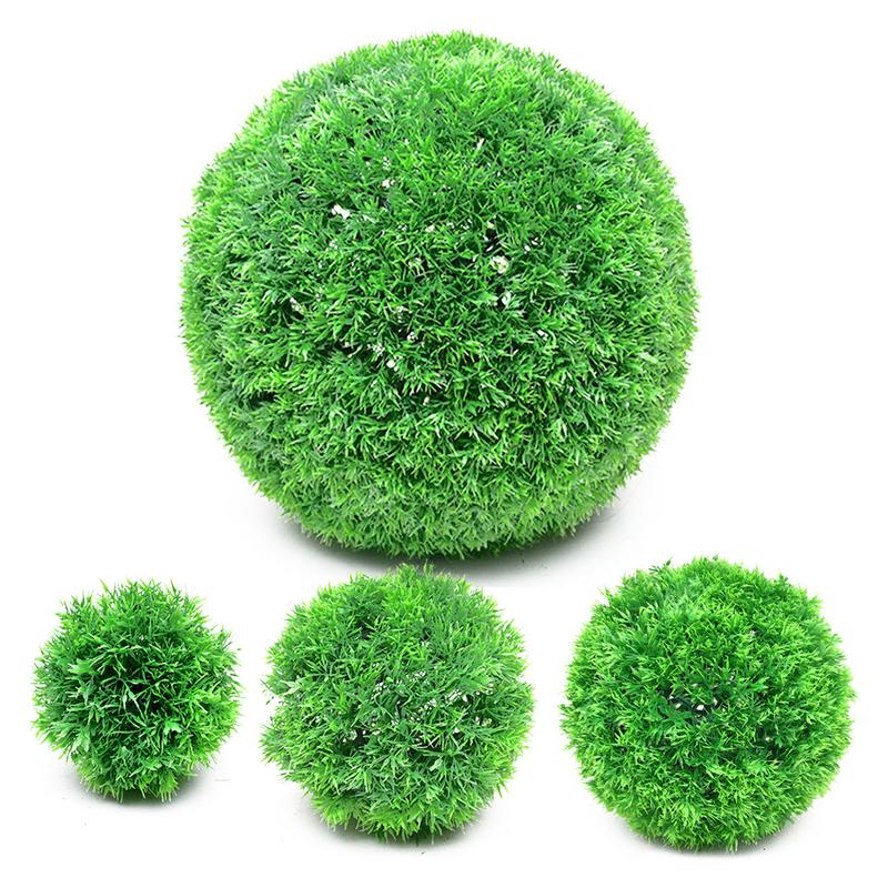 Christmas Tree Artificial - Topiary bola dekoratif buatan, bola tanaman
