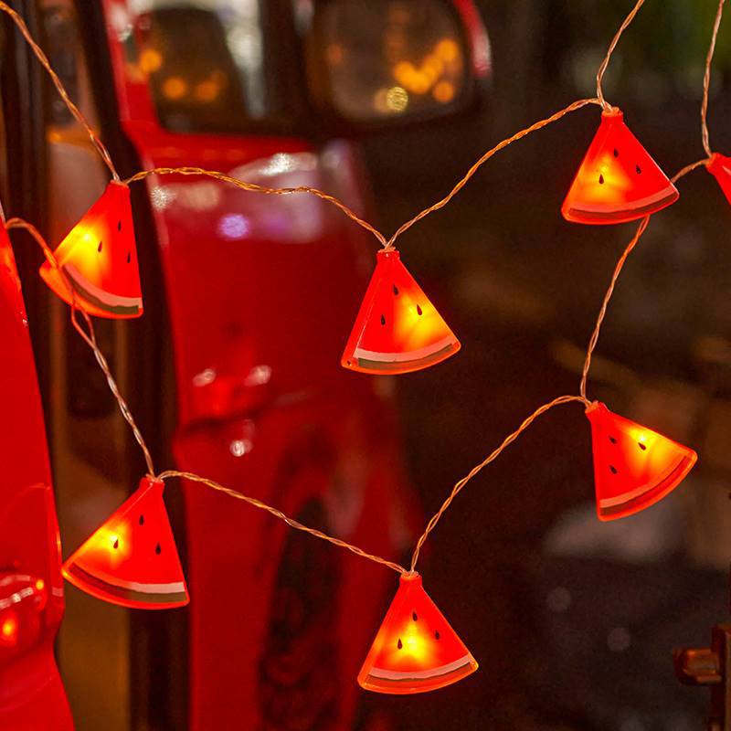 Led Fairy String Lights - Lampu LED String Semangka Warna Putih