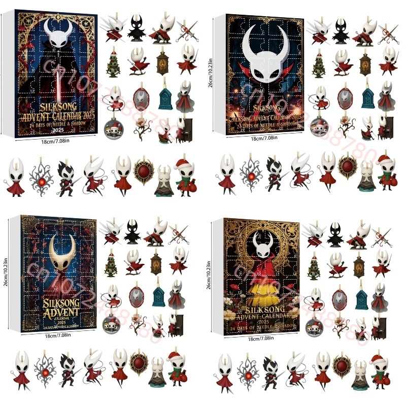Advent Calendar Gift - 2026 SILKSONGs Kalender Advent Gantungan Kunci