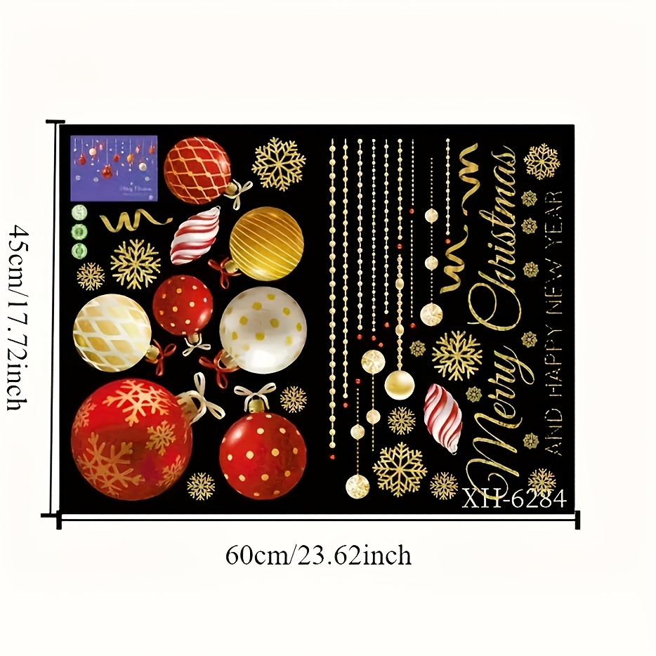 1 Buah Stiker Jendela Dapat Di - Snowflake Window Decal ulasan dan harga