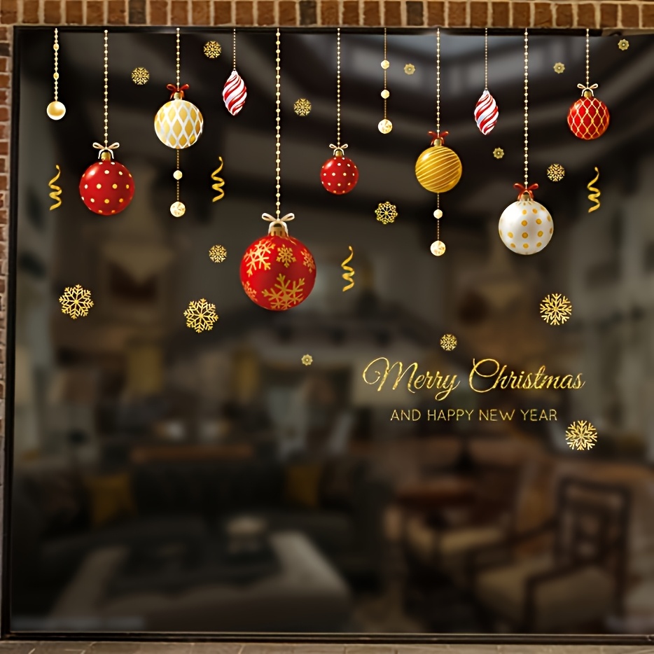 1 Buah Stiker Jendela Dapat Di - Snowflake Window Decal ulasan dan harga