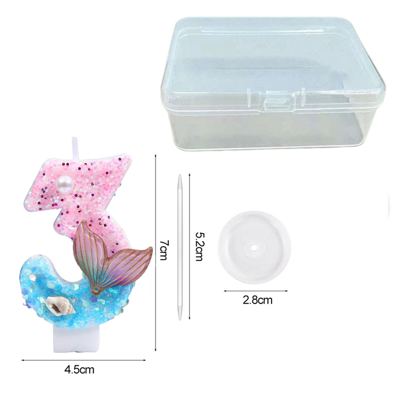 Lilin Ulang Tahun Digital Krea - Holiday Candle Set ulasan dan harga