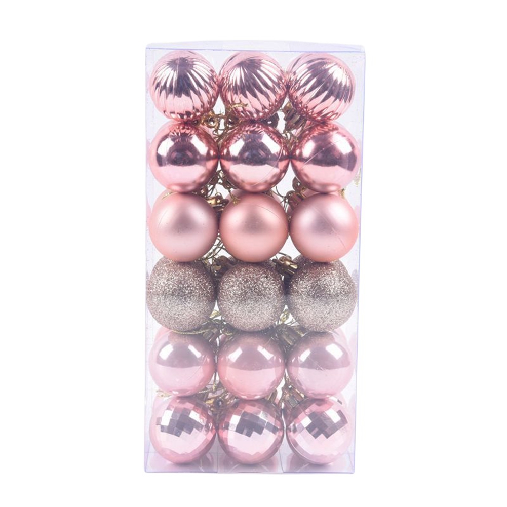 Ornamen Natal anti pecah, Set  - Ornament Ball Set ulasan dan harga
