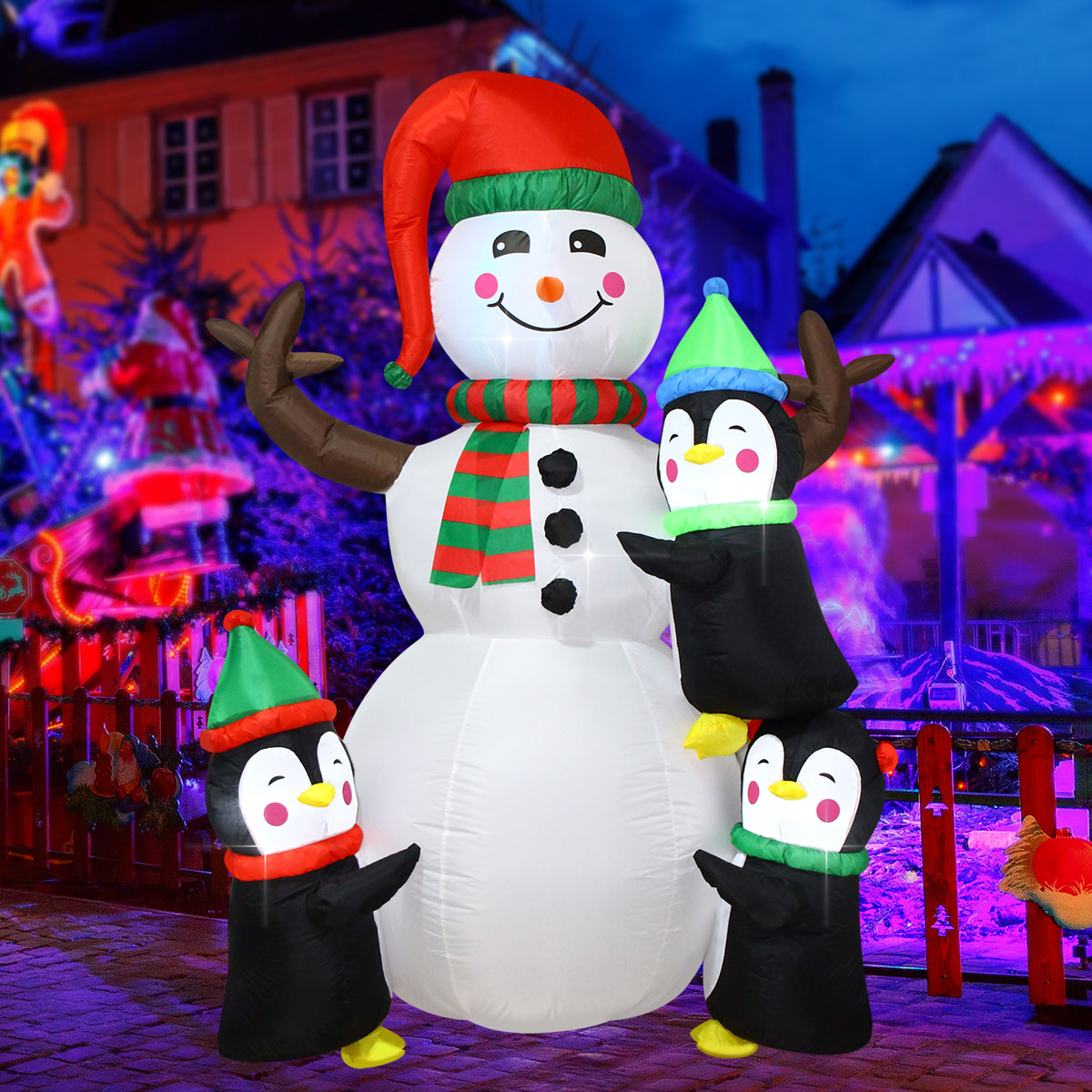 Dekorasi Natal Tiup untuk Luar - Christmas Lights Outdoor ulasan dan harga