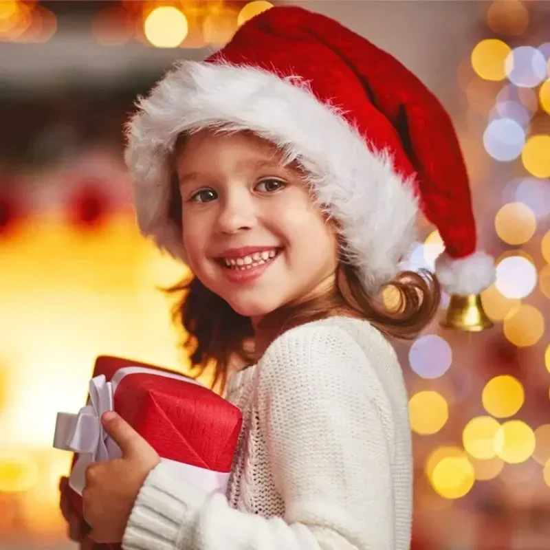 Topi Natal mewah anak-anak dew - Santa Hat Plush ulasan dan harga