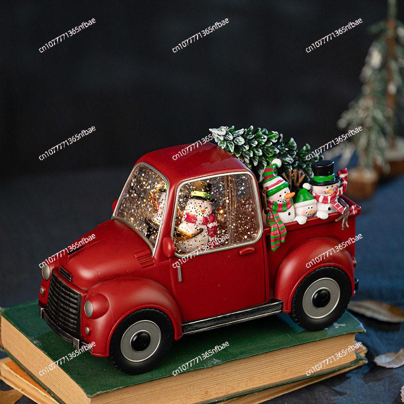 Ornamen Dekoratif Natal Gaya B - Snow Globe Musical ulasan dan harga
