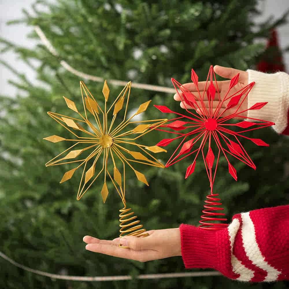 Lampu Led kreatif 12.6 inci de - Star Tree Topper ulasan dan harga
