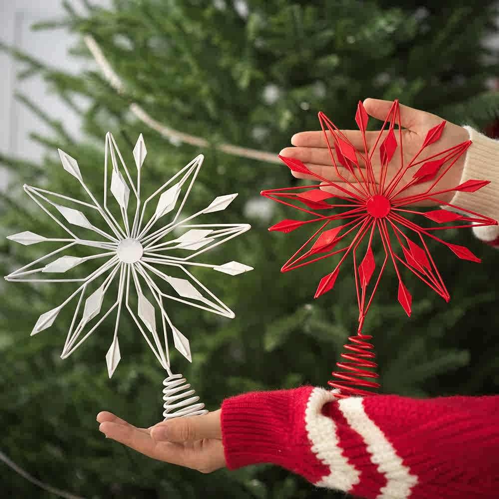 Lampu Led kreatif 12.6 inci de - Star Tree Topper ulasan dan harga