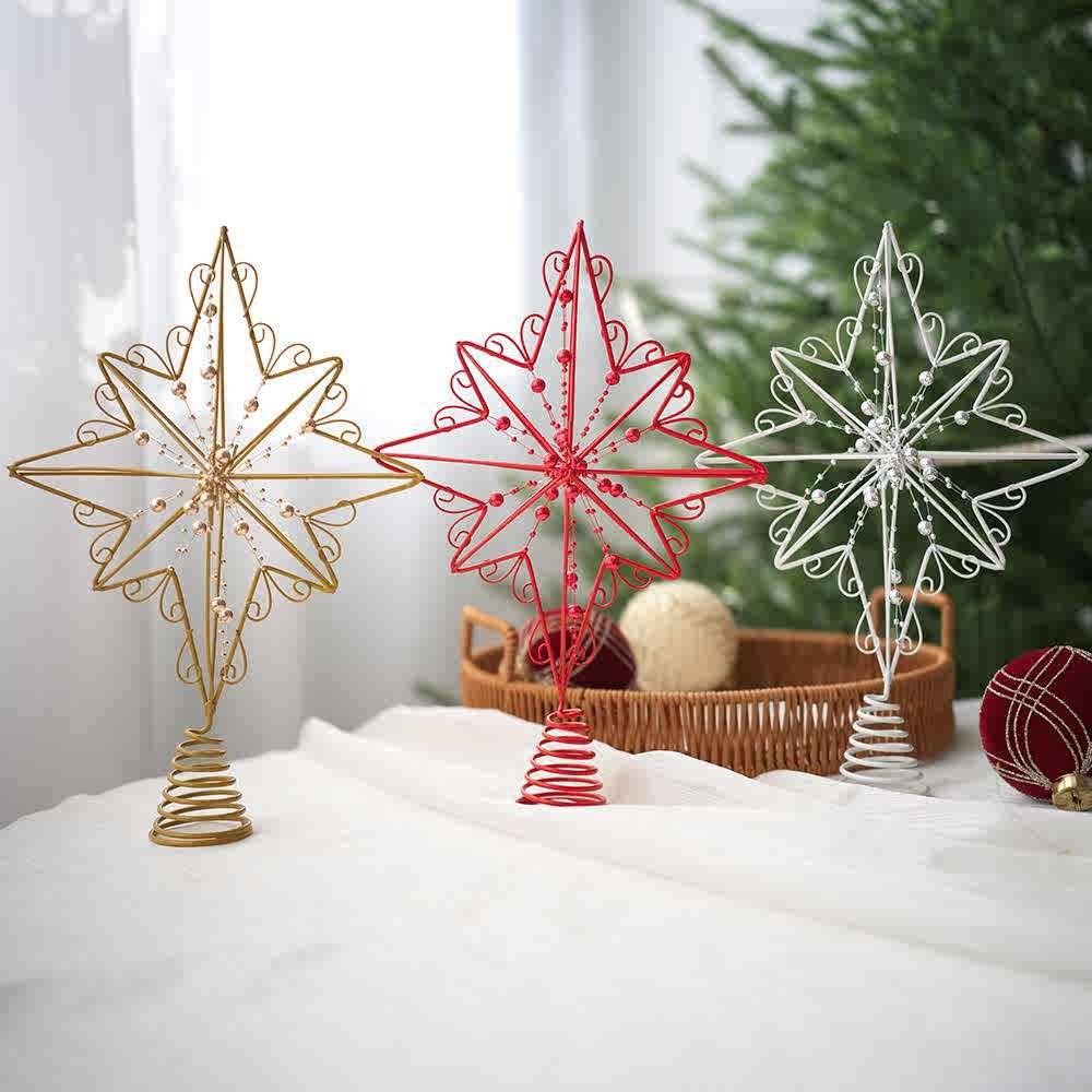 Lampu Led kreatif 12.6 inci de - Star Tree Topper ulasan dan harga