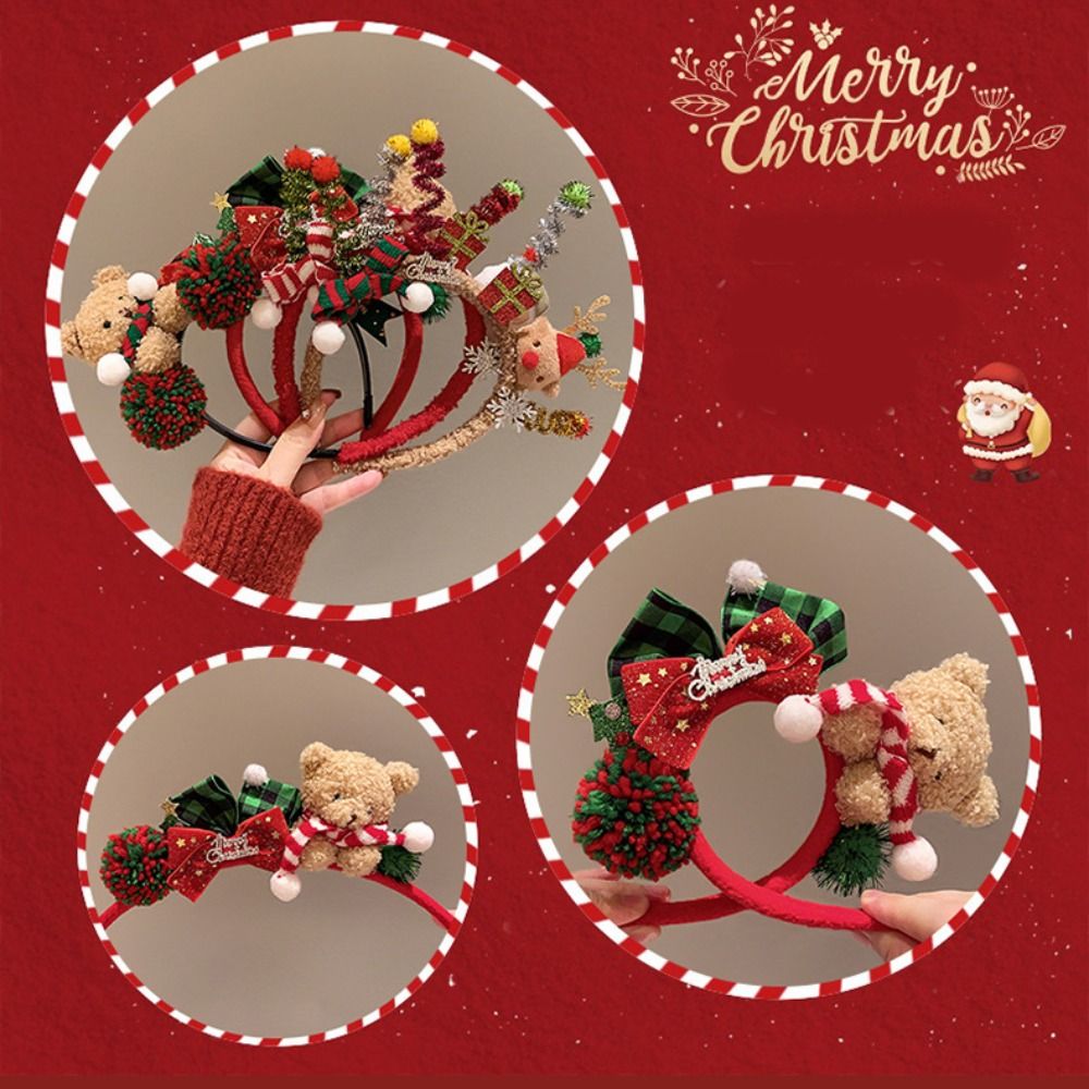 Hiasan Natal, Headband Natal,  - Reindeer Antlers Headband ulasan dan harga