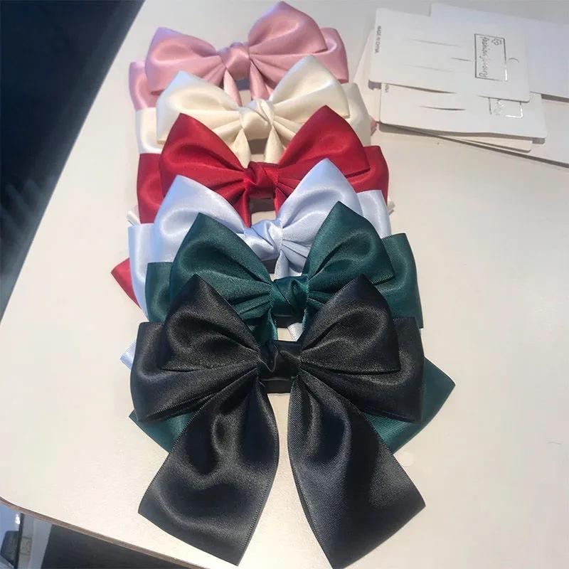 Jepit Rambut Pita Warna Solid  - Ribbon Bow Gift ulasan dan harga