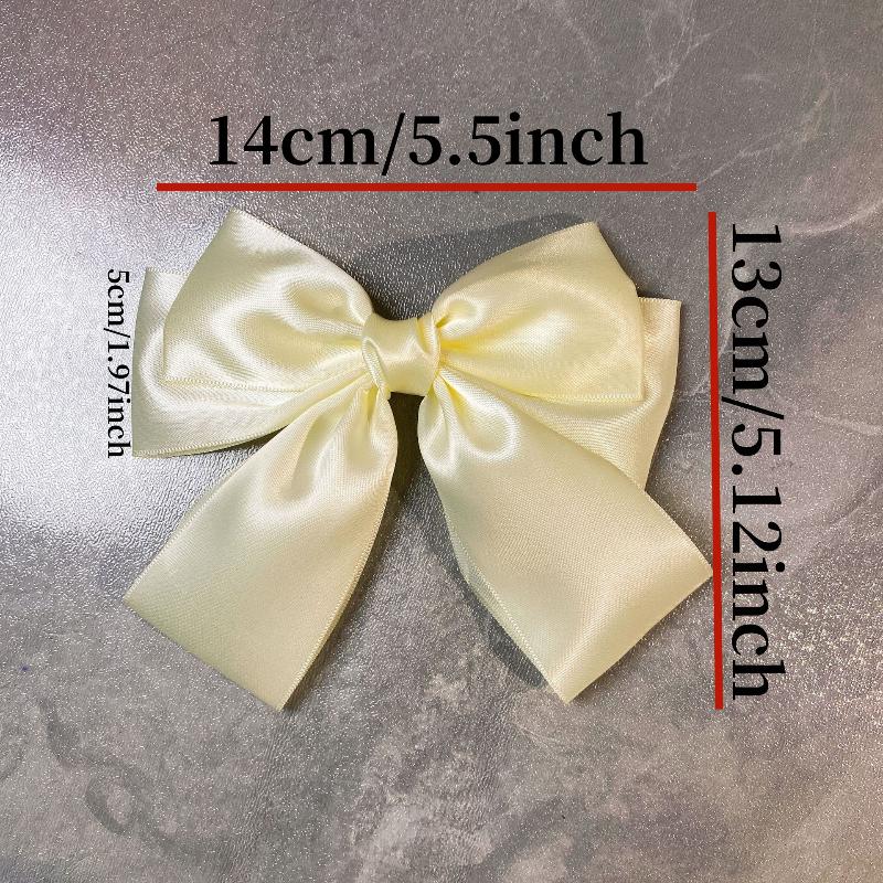 Jepit Rambut Pita Warna Solid  - Ribbon Bow Gift ulasan dan harga