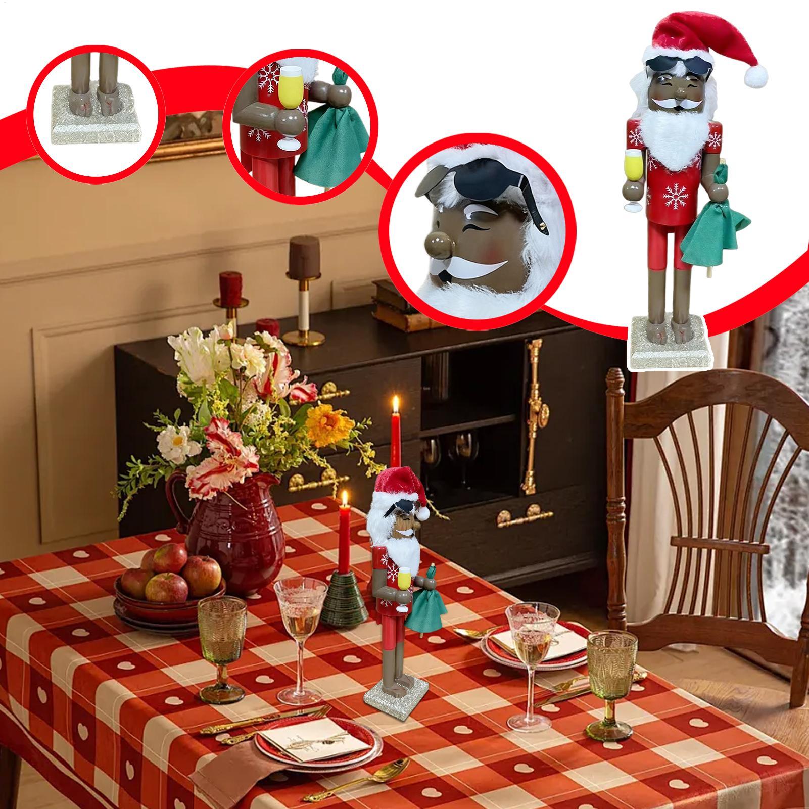 Ornamen Nutcracker Natal Santa - Nutcracker Figurine ulasan dan harga