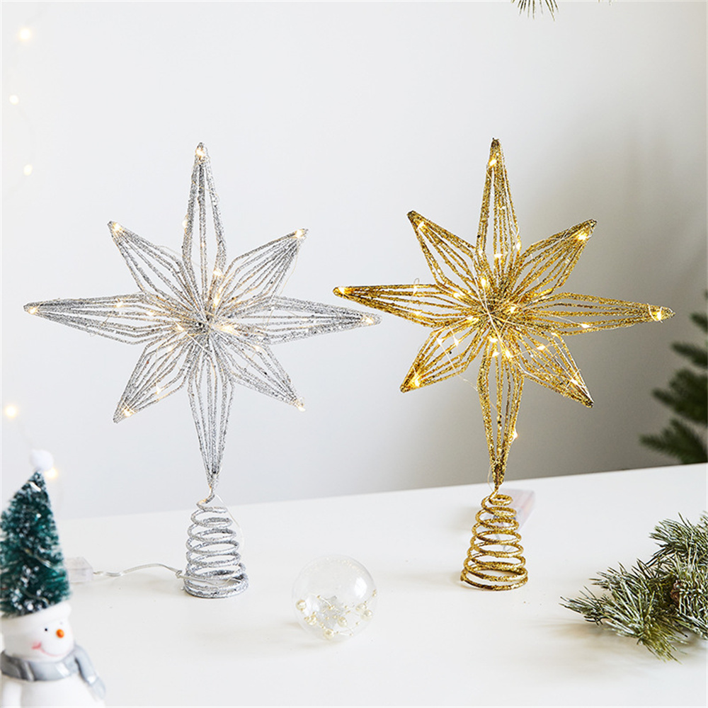 Hiasan pohon Natal bintang den - Star Tree Topper ulasan dan harga