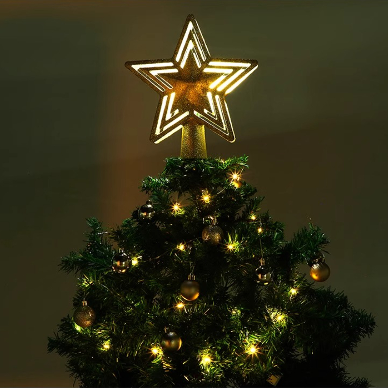 Proyektor LED Hiasan Puncak Po - Star Tree Topper ulasan dan harga