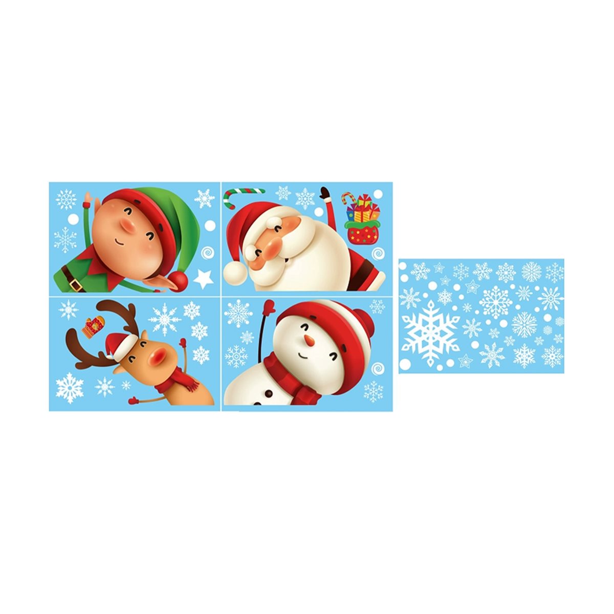 Barang baru 80PCS Stiker Jende - Snowflake Window Decal ulasan dan harga