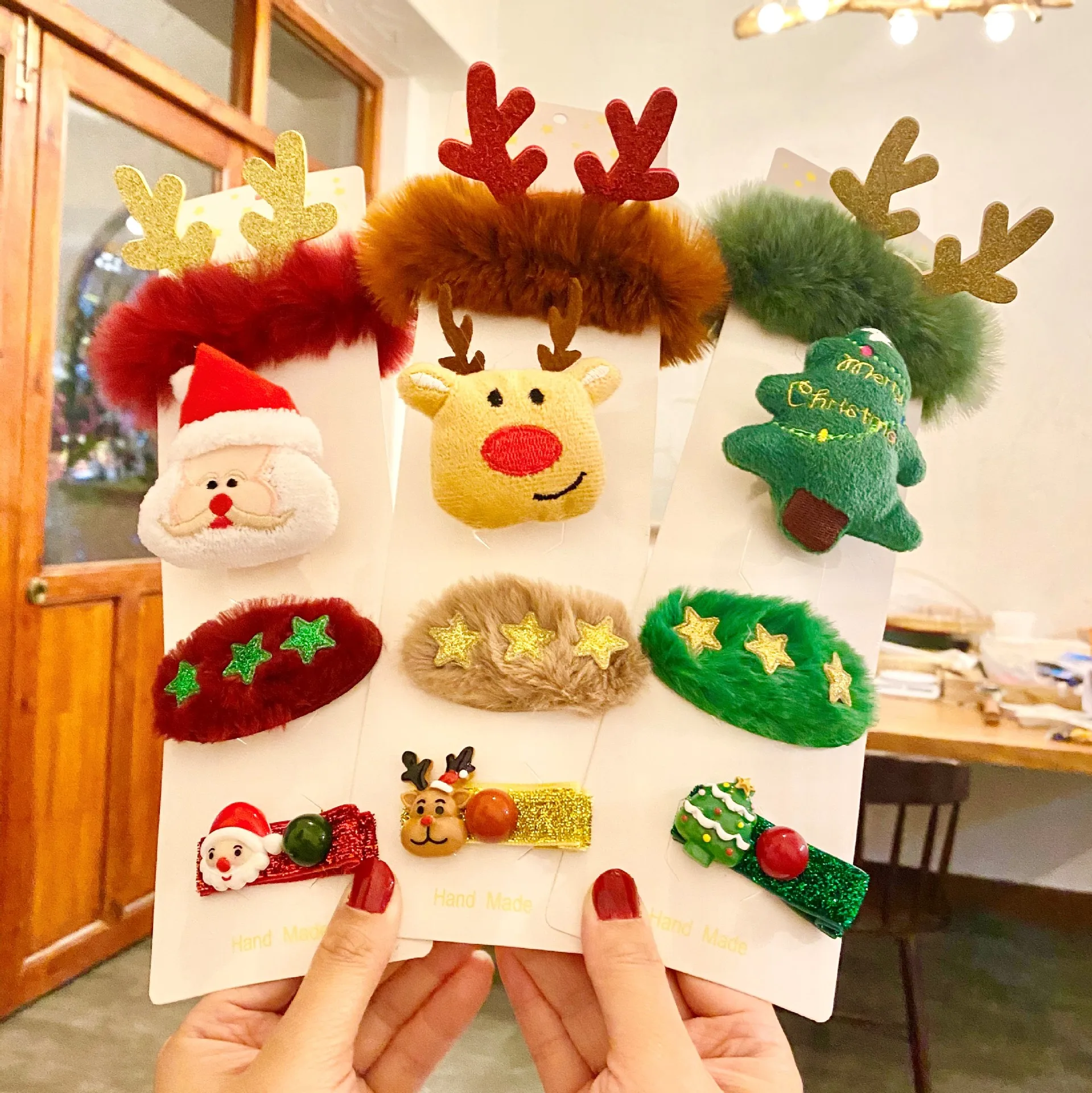 Ikat Kepala Natal Hiasan Kepal - Reindeer Antlers Headband ulasan dan harga