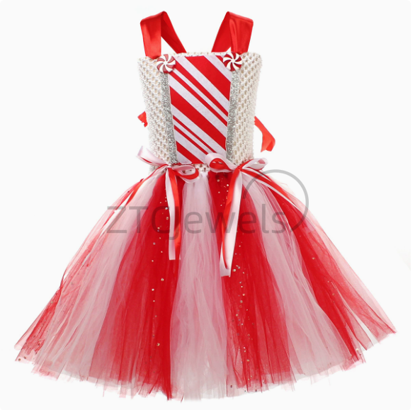 Gaun Tutu Permen Natal untuk A - Elf Costume Christmas ulasan dan harga