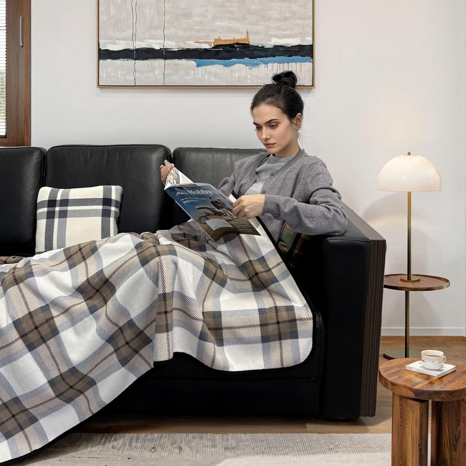 Selimut Lembut Plush Fleece Mo - Christmas Throw Blanket ulasan dan harga