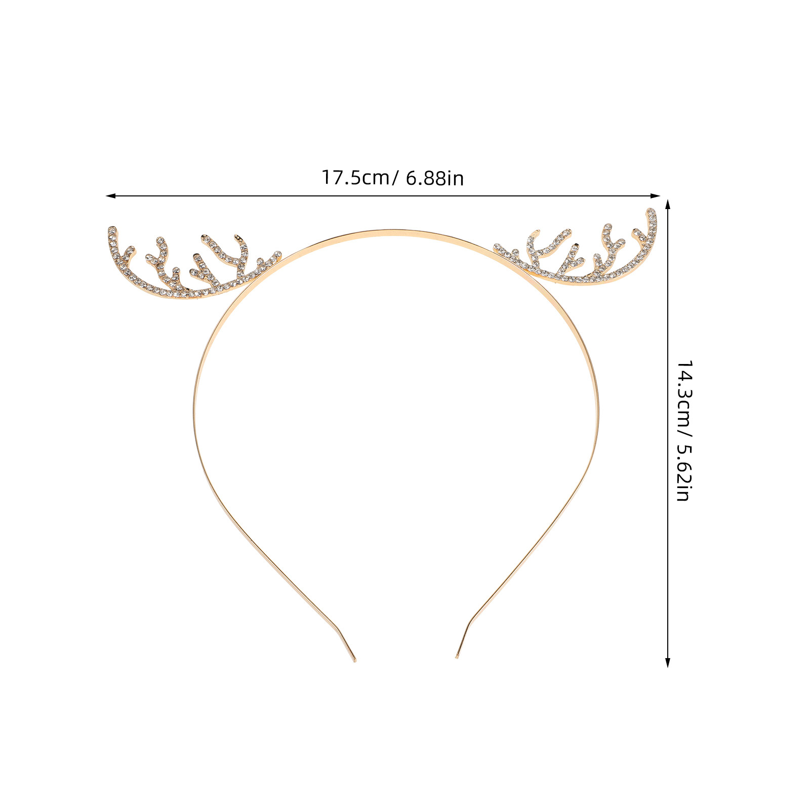 Bando Tanduk Rusa Berhias Batu - Reindeer Antlers Headband ulasan dan harga