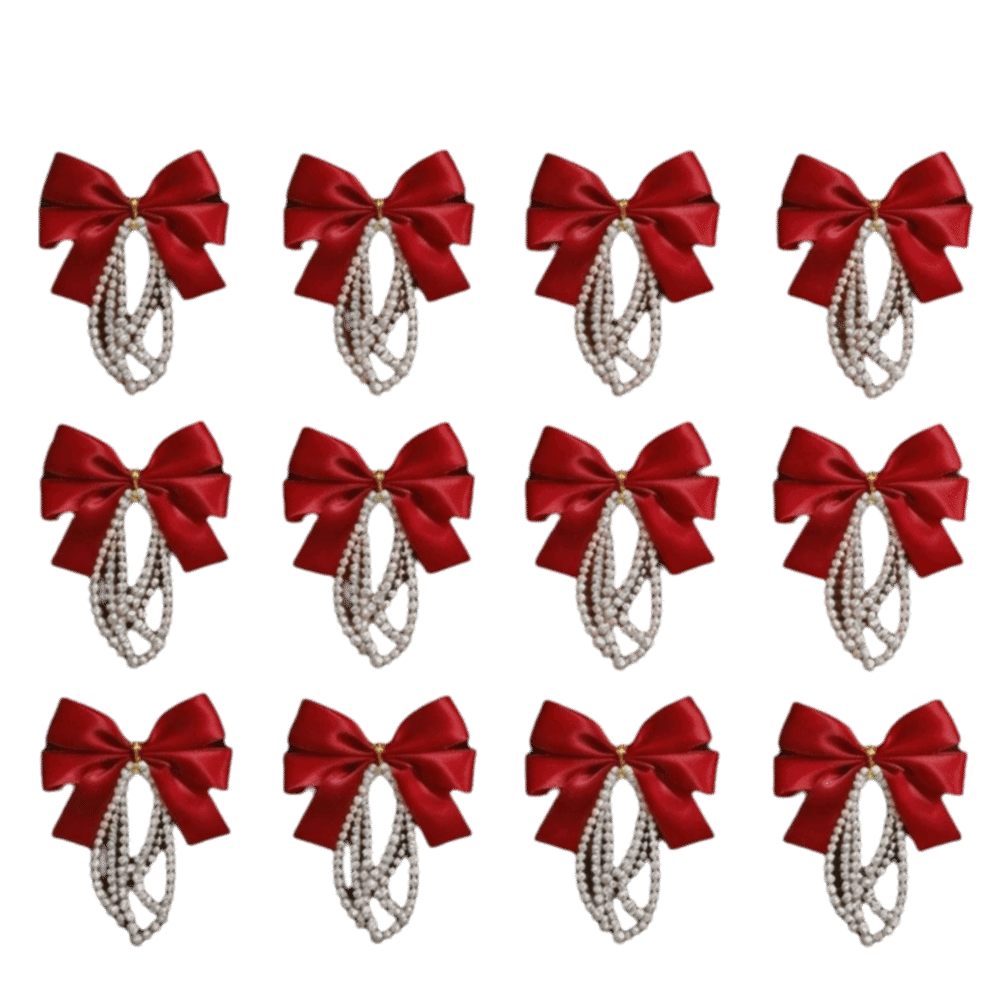 12pcs Set Pita Pohon Natal Ema - Gift Box Wrap Set ulasan dan harga