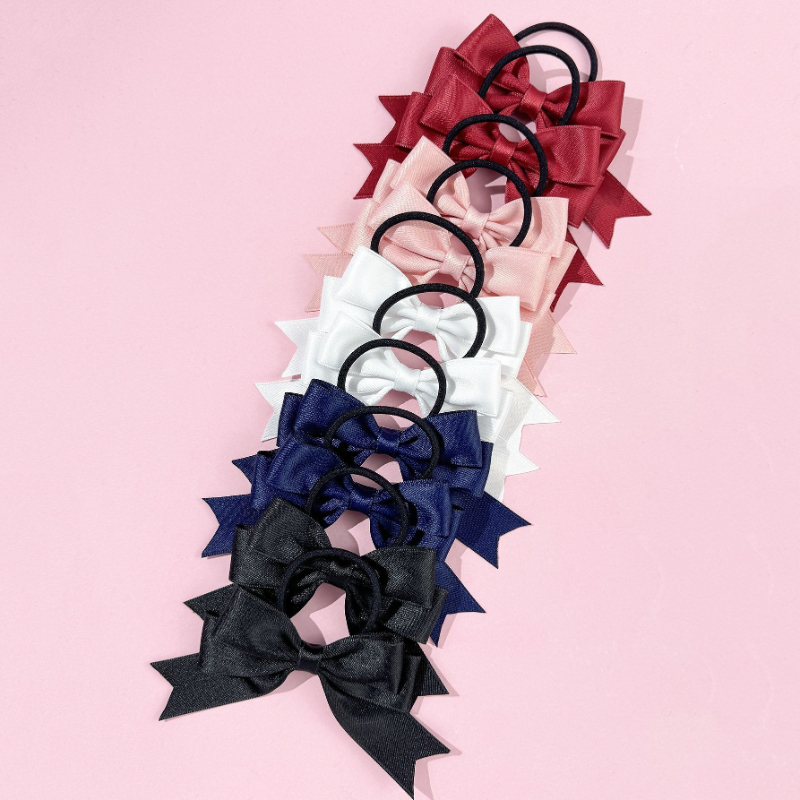 2 Buah Ikat Rambut Pita, Manis - Ribbon Bow Gift ulasan dan harga