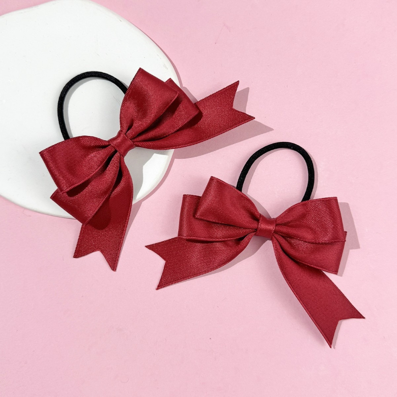 2 Buah Ikat Rambut Pita, Manis - Ribbon Bow Gift ulasan dan harga
