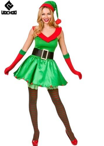 Kostum Cosplay Pohon Natal Set - Elf Costume Christmas ulasan dan harga