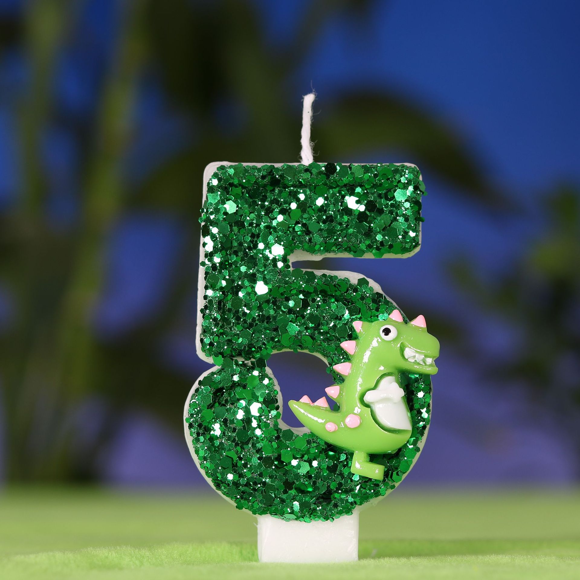Lilin Ulang Tahun Digital Dino - Holiday Candle Set ulasan dan harga