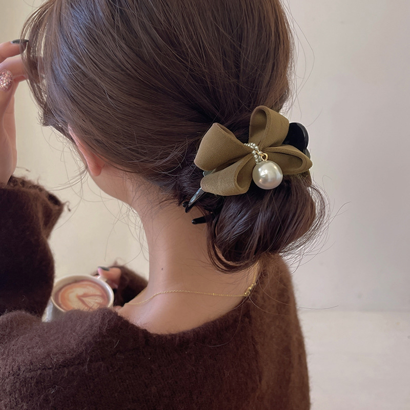 1 buah klip cakar rambut dasi  - Ribbon Bow Gift ulasan dan harga