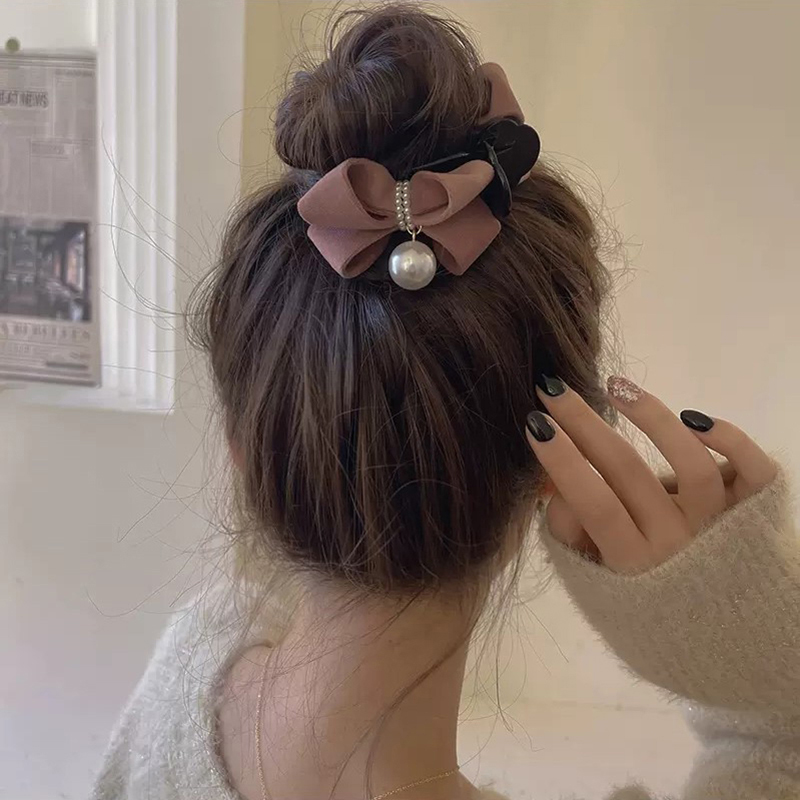 1 buah klip cakar rambut dasi  - Ribbon Bow Gift ulasan dan harga