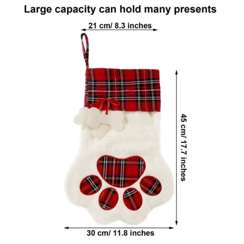 Kaus Kaki Natal Dekorasi Tahun - Christmas Stocking Hanging ulasan dan harga