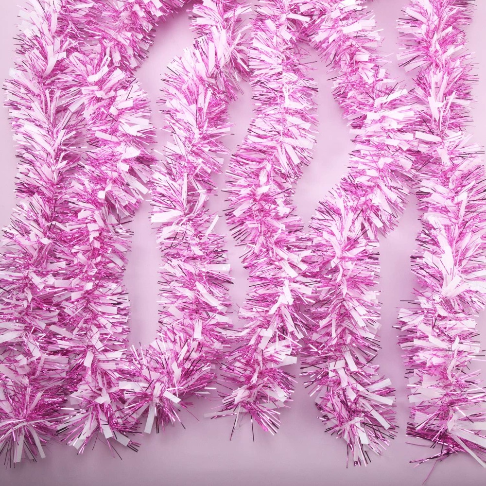 6 Buah Garland Tinsel Hari Val - Tinsel Garland Decoration ulasan dan harga