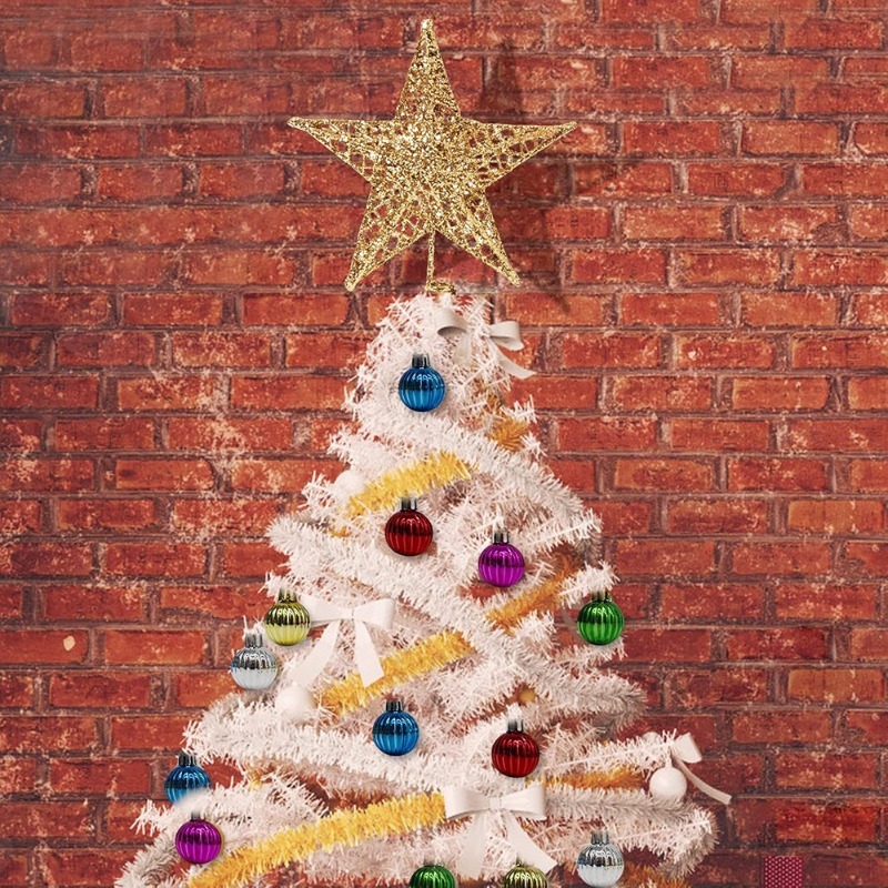 Hiasan Puncak Pohon Natal Bint - Star Tree Topper ulasan dan harga